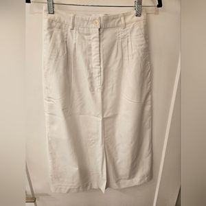 Vintage - "Incognito" Summer White Pencil Skirt - NWOT - Size 9/10